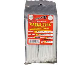 Tool City Light Duty 5.7" Cable Ties - Pack of 100