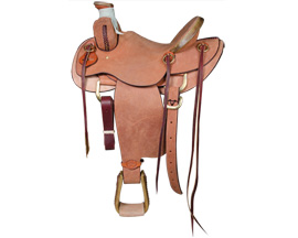 Sulphur River Saddlery Will James Roughout Northern Ranch Saddle - 15in