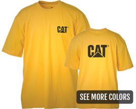 CAT Men's Trademark Short Sleeve Tee
