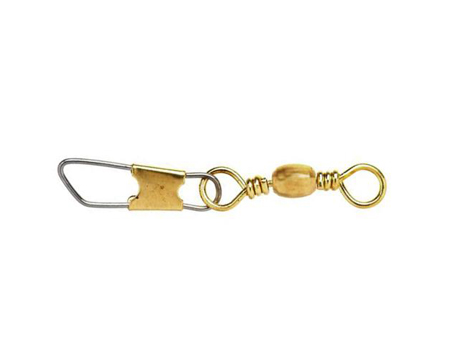Eagle Claw® Barrel Swivel with Safety Snap - Size 12