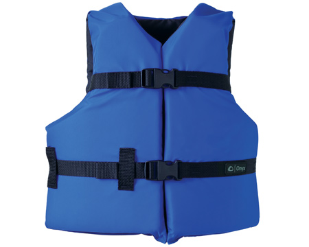 Onyx Youth General Purpose Nylon Life Vest - Pick Your Color