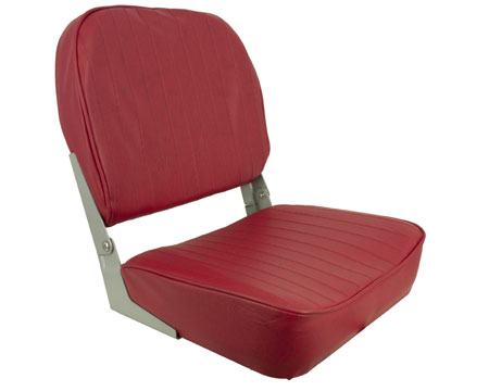 Springfield Marine® Economy Folding Boat Seat - Red