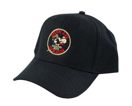 Smith & Edwards® "Snuffy & Guffy" Logo Hat - Black