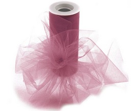 Wine Red Tulle - 6" x 25 yards
