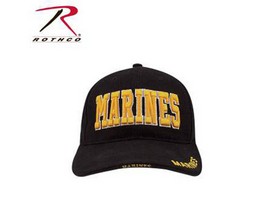 Rothco® Deluxe Marines Low Profile Insignia Cap - Black