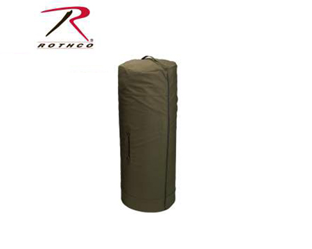 Rothco® 25x42 Canvas Duffle Bag with Side Zipper - OD