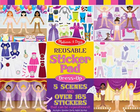 Melissa & Doug Dress-Up Reusable Sticker Pad