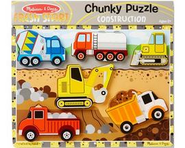 Melissa & Doug Construction Chunky Puzzle