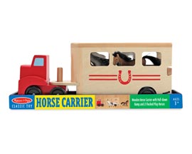 Melissa & Doug® Horse Carrier Wooden Playset