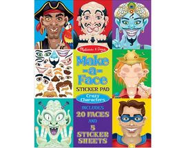 Melissa & Doug Make-A-Face Crazy Characters Sticker Pad