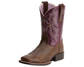 Ariat® Girl's Tombstone 'Vintage Bomber' Cowgirl Boot