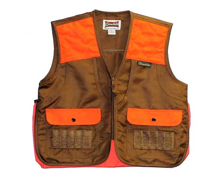 Gamehide Front Loader Safety Vest - Marsh Brown/Orange