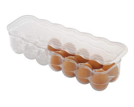 InterDesign® Fridge Binz 12 Count Egg Holder - Clear