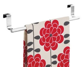 InterDesign® Forma 9" Over-the-Cabinet Single Dish Towel Bar - Stainless Steel