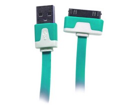 Wireless Gear™ 3.2' Flat 30 Pin USB Cable - Blue