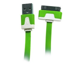 Wireless Gear™ 3.2' Flat 30 Pin USB Cable - Green