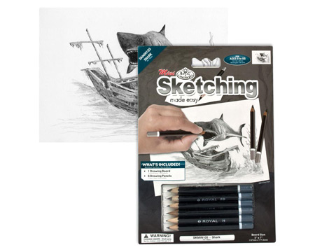 Royal & Langnickel Mini Sketching Made Easy Kit - Shark