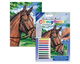 Royal & Langnickel Mini Colour Pencil by Numbers Kit - Horse