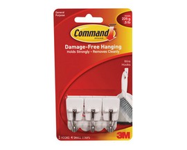 Command™ 3M™ 0.5 lb. Small Wire Hooks - 3 Pack