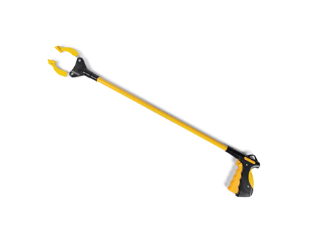 Aluminum Yellow Mechanical Pick-Up Tool 36 in. Length