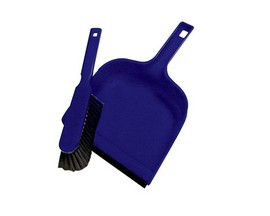 Ace® Plastic Broom & Dust Pan Set 