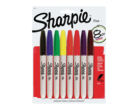 Sharpie Assorted Fine Tip Permanent Marker - 8 Pack