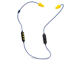 Plugfones Liberate 2.0 Noise Suppressing Headphones - Blue/Yellow