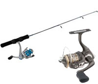 Ice Fishing Rods, Reels, and Combos