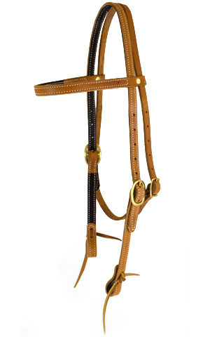5/8" Harness and Brass Headstall