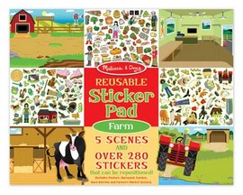 Melissa & Doug Farm Reusable Sticker Pad