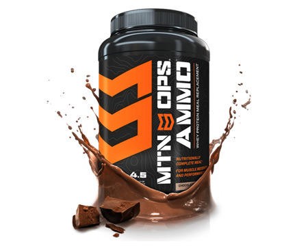 MTN OPS® Ammo Whey Protein Meal Replacement Powder - Chocolate