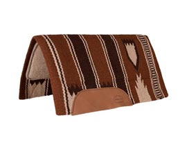 Mustang Manufacturing Tierra Style Contoured Navajo Print Saddle Blanket