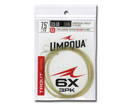 Umpqua® Trout Taper Nylon Leader - 7.5 Ft.