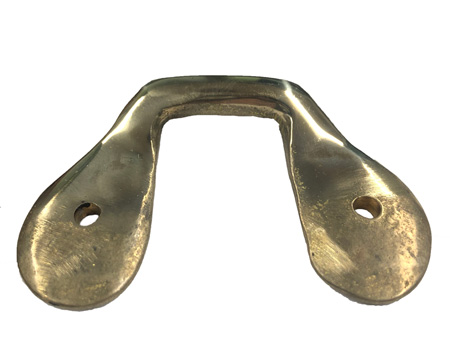 Bork Sadderly Brass Breast Collar Rigging Plate