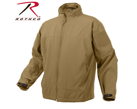 Rothco® Covert Ops Light Weight Soft Shell Jacket - Coyote