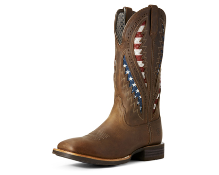 Ariat® Men's Quickdraw VentTEK Western Boot - Distressed Brown