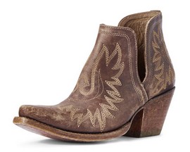 Ariat® Women's Dixon™ Western Bootie - Naturally Distressed Brown