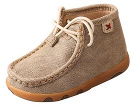 Twisted X Infant Chukka Driving Moccasin - Dusty Tan