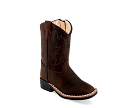 Old West Toddler Tan/Brown Boot 