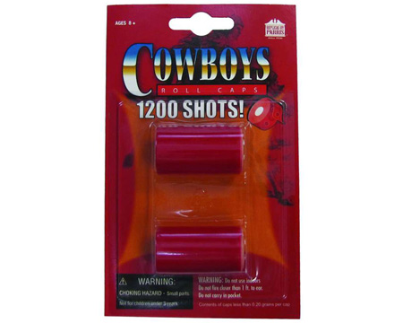Parris Toys® Cowboys Cap Rolls - 1200 rounds