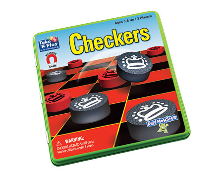 Play Monster® Take 'N' Play Anywhere Checkers