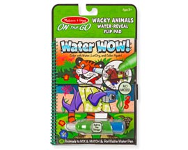 Melissa and Doug® Water Wow! Wacky Animals Water-Reveal Pad - On the Go Travel Activity
