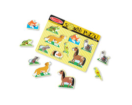 Melissa and Doug® Pets Sound Puzzle - 8 Pieces