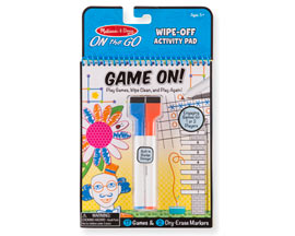 Melissa and Doug® On the Go - Write-On/Wipe-Off Activity Games Pad
