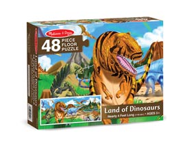 Melissa and Doug® Land of Dinosaurs Floor Puzzle - 48 Pieces