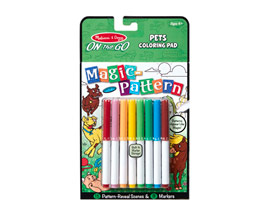 Melissa and Doug® Magic-Pattern - Pets Coloring Pad - On the Go Travel Activity