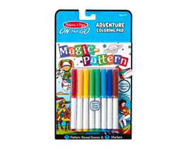 Melissa and Doug® Magic-Pattern - Adventure Coloring Pad - On the Go Travel Activity