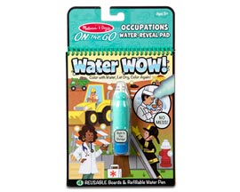 Melissa and Doug® Water Wow! Occupations Water-Reveal Pad - On the Go Travel Activity