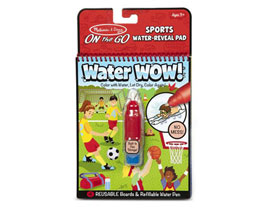 Melissa and Doug® Water Wow! Sports Water-Reveal Pad - On the Go Travel Activity