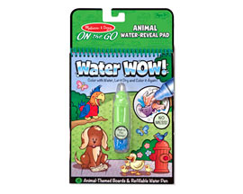 Melissa and Doug® Water Wow! Animals Water-Reveal Pad - On the Go Travel Activity